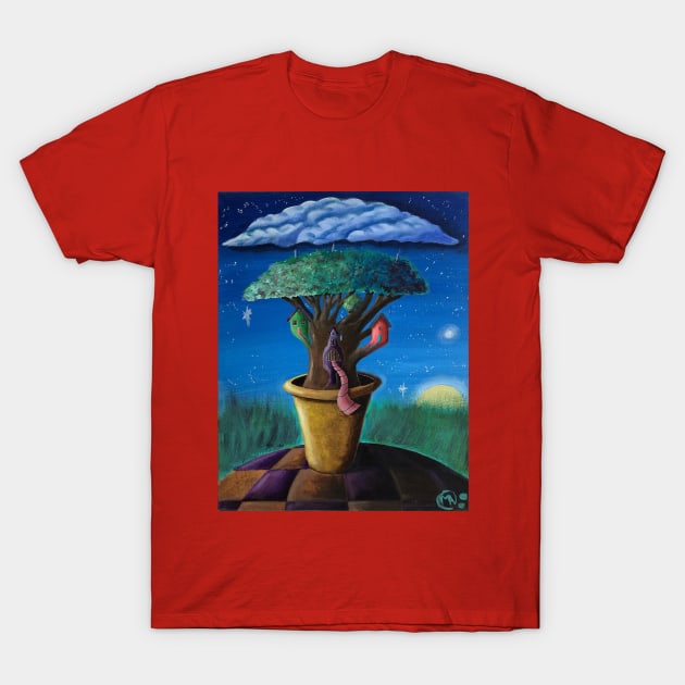 Growing Houses T-Shirt by ManolitoAguirre1990